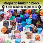 Magnetic Building Block Bricks Toy Mine Stacking World Creative Build Model DIY Set Educational STEM Kids Gifts for Boy Girls