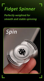 ADHD Focus Tool edc fidget 3-in-1 Fidget Toy Magnetic Spinner Push Play Gadget Stress Relief for Anxiety Kids Adults
