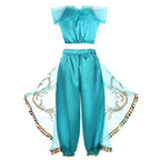 Aladding and the Magic Lamp Jasmine Fairy Costume Princess Dress up for Little Girl Fancy 2026 Halloween Carnival Cosplay Outfit