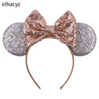 2026 Chic Embroidery Sequin Ears Headband Classical DOT Bow Hairband For Girls Women Party Head Wear Kids DIY Hair Accessories