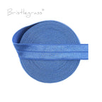 BRISTLEGRASS 2 5 10 Yard 5/8" 15mm Solid FOE Shiny Fold Over Elastic Spandex Satin Band Hair Tie Headband Dress Sewing Lace Trim