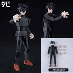 9L3D Printed Anime Jujutsu Kaisen Sukuna Yuji Yuta Satoru Gojo Lucky Dummy 13 Movable Shapeshift Action Figures Mannequin Toys