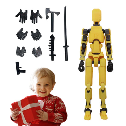 Articulated Action Figure Dummy with 13 Movable Joints