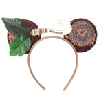 2026 Festival Party Cosplay Mouse Ears Headband 3.3" Ears Glitter Hairband For Boys Girls DIY Cartoon Hair Accessories