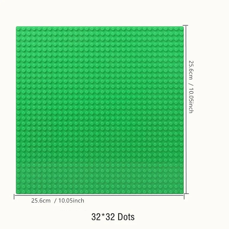 Baseplates 32x32 16x32 Dots Classic Base Plates MOC Bricks City Dimensions Building Blocks Figures Construction Toys