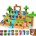 Sensory Montessori Stacking Cubes Construction Set Magnetic Building Blocks Magnet Cube Mine Set Toys Birthday Gift