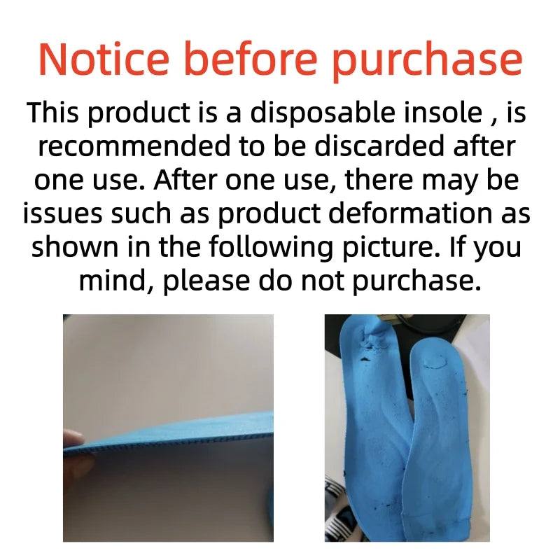 1/2 Pairs Memory Foam Disposable Insoles for Shoes Antibacterial Deodorization Sweat Absorption Insert Sport Shoes Pads