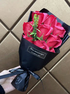 7.87in Mini Rose Soap Flower Gift Bouquet, Soap Bouquet Big Flower Bouquet Soap Roses, Art For Mother'S Day Home Decor Decoration Party Living Room Soap Bouquet,Valentine'S Day,Anniversary,Wedding,Birthday Gift For Her,Home D