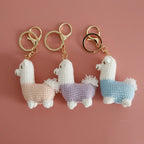Funny Zebra Crochet Keyrings For Bag Pendant Handmake Animal Doll Knitting Keychain Cute Sheep Keyrings Gifts Custom Accessories