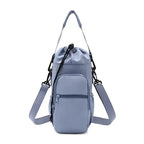 Portable Water Bottle Bag with Adjustable Strap Thermal Mugs Insulated Protective Cover Phone Pocket Outdoor Sports Travel Bag