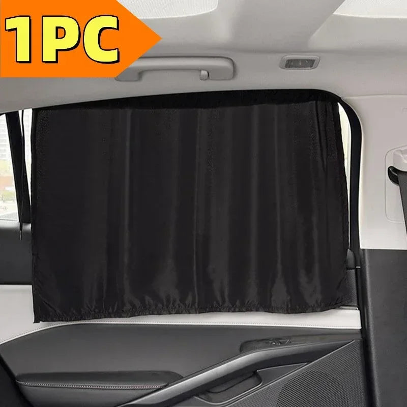 Suction Cup Curtain In The Car Window Sunshade Cover Cartoon Universal Side Window Sunshade UV Protection for Kid Baby Children