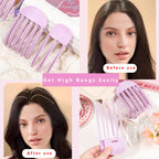 1/2 natural fluffy hairpins non-heat hairpins DIY hair style fluffy tools hair root clips curling fixed shape clips hairpins set