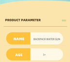 Children Backpack water gun Toys Summer Outdoor Beach Pool Garden Fight Games Kids Water fight Watergun outing toy Gifts