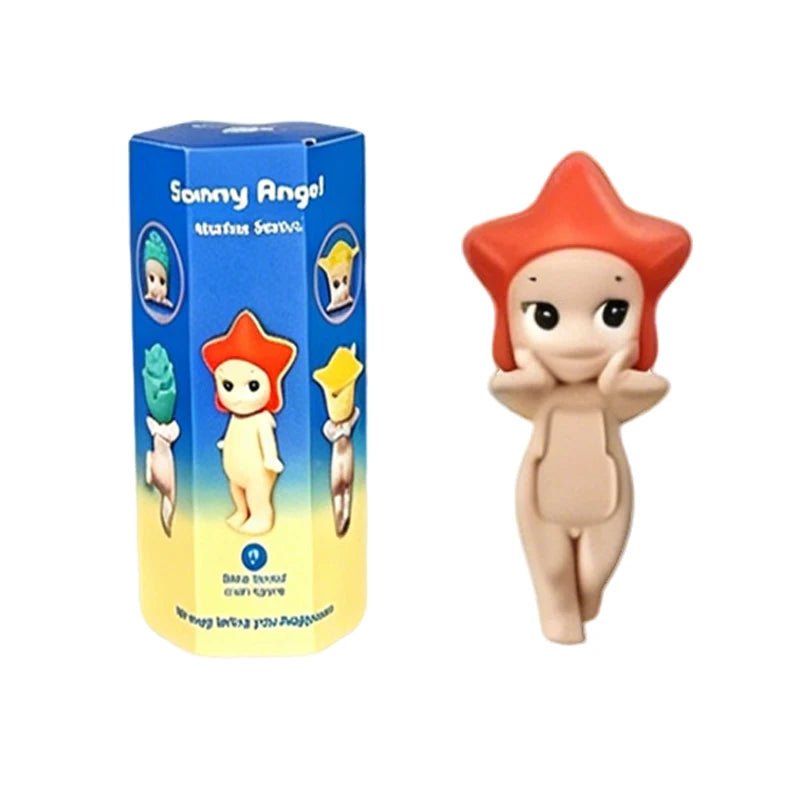 Hot Sells Angel Blind Box Cute Marine Animals Series Cactus Series Cartoon Mini Figures BlindBox Ornaments Dolls Children Gift
