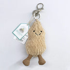 JC Golf ball plush keychain, grape keychain, jellyfish plush toy, hippopotamus, and plush elephant JC bag keychain