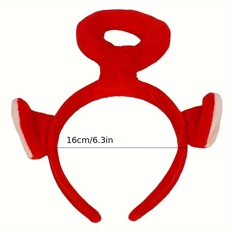 1 cute polyester headband, woven face mask headband, fun accessory for regular hair, no electricity or batteries required