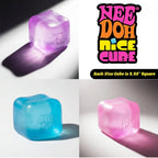 Trending Nee Doh Jellyfish & Cube Squish Toy, Soft Jelly Squeeze Stress Relief Fidget Toy, Sensory NeeDoh for Kids & Adults