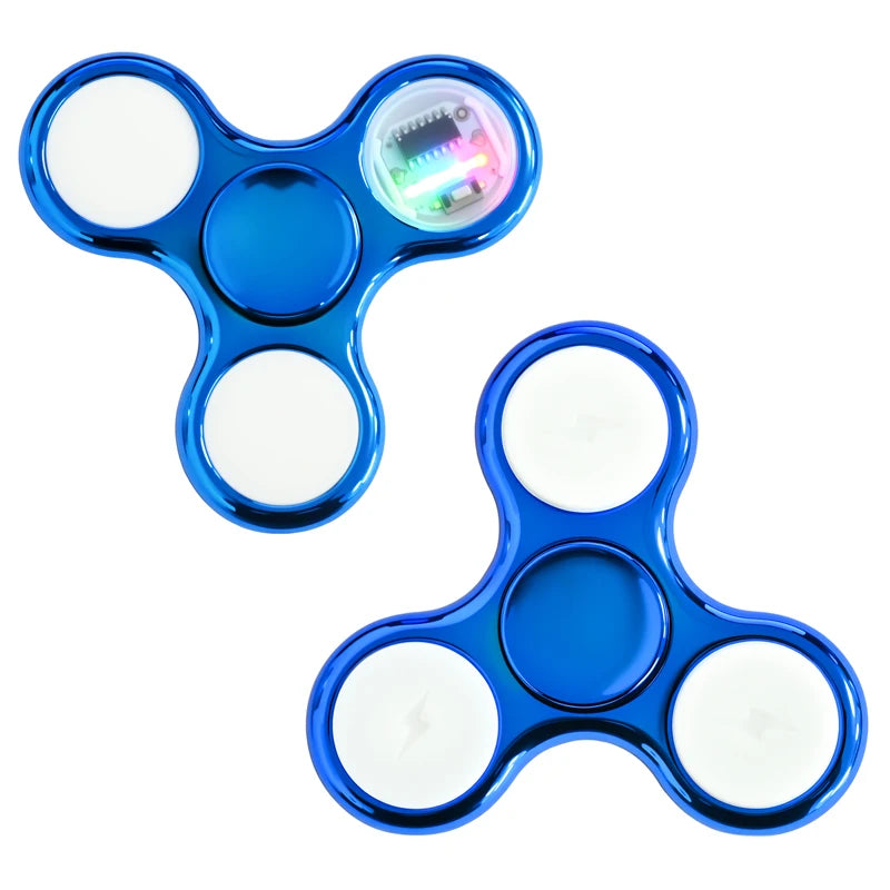 Creative Luminous LED Light Fidget Spinner Hand Top Spinners Glow In Dark Light EDC Figet Spiner Finger Stress Relief Toys
