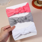 3Pcs/Lot Cable Knit Baby Headbands For Children Elastic Baby Girls Turban Kids Hair Bands Newborn Headwrap Baby Hair Accessories