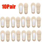 Women Boat Sock Plantar Fasciitis Shoes Insole Socks Insoles for Feet Shock Absorbing Shoe Sole Invisible Non slip Shoe pads