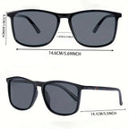 2/3pcs Luxury Square Vintage Cycling Sunglasses Men Women Fashion Travel Driving Fishing Sun Glasses Male Eyewear UV400