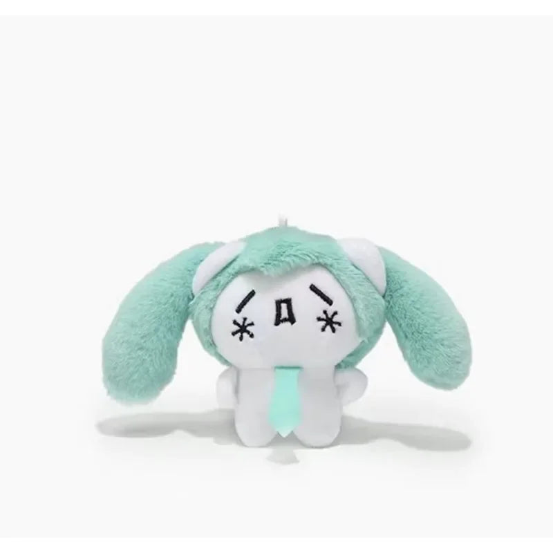 Hatsune Miku Anime Kawaii Mini Q Version Student School Bag Plush Doll Pendant Doll Keychain Girl Gift Accessories for Friends