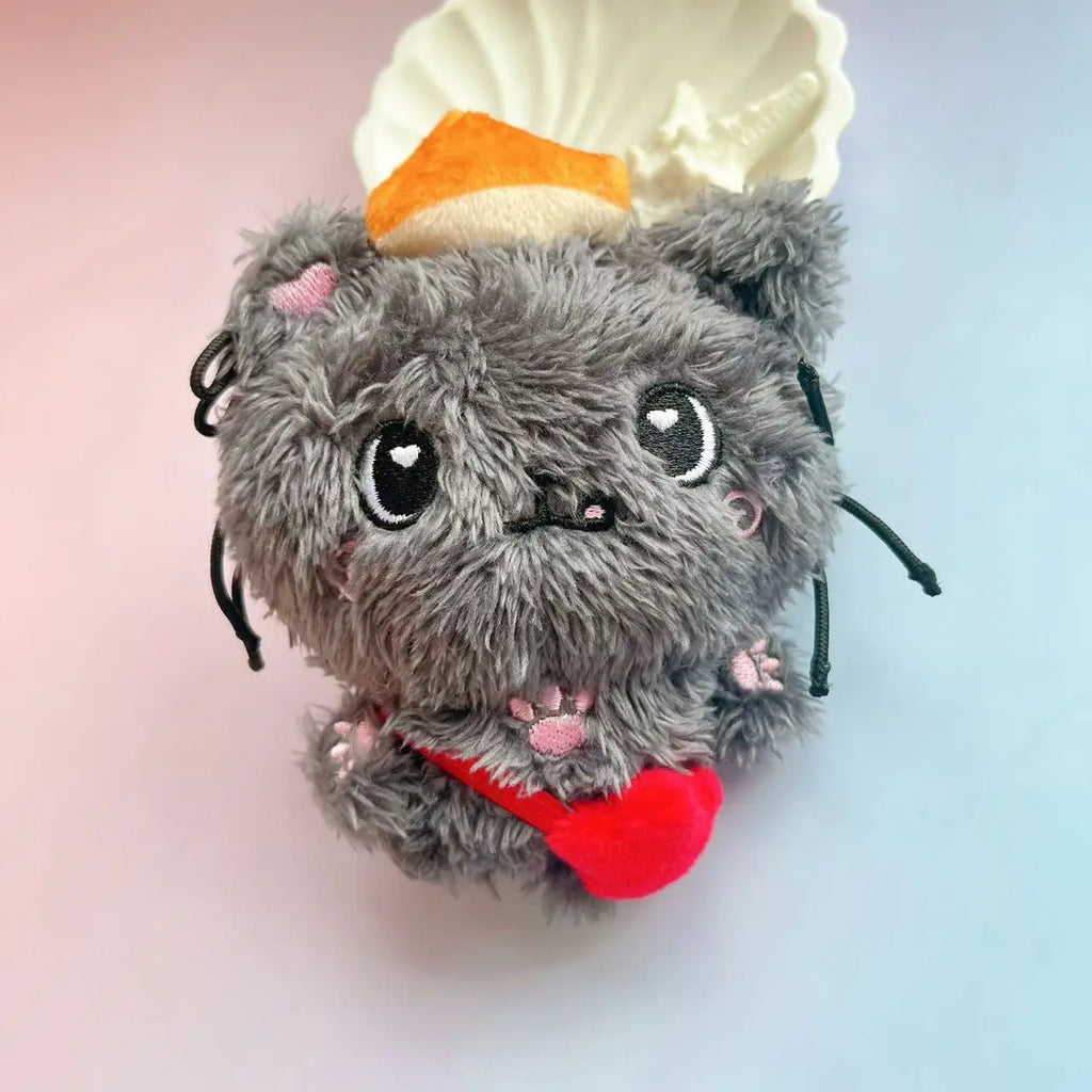 Kpop NTC WISH Sakuya RIKU YUSHI Tea Cat Doll Plush Dog Keychain NTCWISH Cartoon Keychain Bag Pendant Keychain Fans Collect Gif