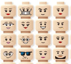 *Print Heads* 10 pcs DIY enlighten block bricks,Compatible With Assembles Particles