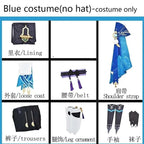 Wanderer Cosplay Costume Full Set with Hats Scaramouche Cosplay Costume Balladeer Cosplay Kimono Halloween