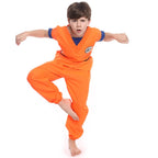 Boys Girls Halloween Son Goku Cosplay Costumes For Kids Outfit Bodysuit Men Krillin Training Clothes Saiyan Outfits Wig Dress Up
