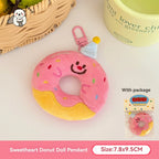 1/6 Pcs Cartoon dessert doll pendant girl's heart versatile keychain backpack decoration doll pendant