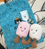 Golf Ball Plush Keychain, Rabbit, Marshmallow Keychain, Volleyball Plush Toy, Hippo, Turtle Plush JC Bag Charm