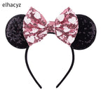 2026 Chic Embroidery Sequin Ears Headband Classical DOT Bow Hairband For Girls Women Party Head Wear Kids DIY Hair Accessories