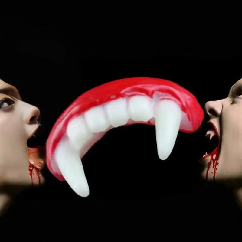Horror Vampire Dentures Ghost Halloween Party Props Makeup Cosplay Performance Vampire Dentures Carnival Festival Party Supplies