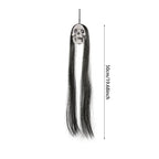 Glowing Eyes Halloween Hanging Ghost Skeleton Prop Long Hair Decoration for Indoor Outdoor Haunted House Party Spooky Display