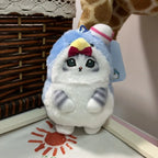 Kawaii Mofusand Cross-Dressing Sanrio Hello Kitty Kuromi Hanyodon Plush Keychain Pendant Anime Plush Backpack Pendant