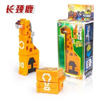 Power Assembling Educational Toys Math Cube Transformation Robot Digits Puzzle Ranger Animals boy toy for Kids