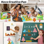 Sensory Montessori Stacking Cubes Construction Set Magnetic Building Blocks Magnet Cube Mine Set Toys Birthday Gift