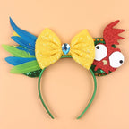 Nieuwste Mickey Mouse Oren Hoofdband Kid Adult Festival Party Pailletten Strik Haarband Vrouwen Baby Girl Party Haar Accessories