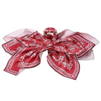 Women's Style Brown Cashew Flower Bow Hair Clip High-End and Elegant Hair Clip Shark Clip Fashion Headwear Girls Headdress