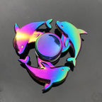 Rainbow Fidget Metal Spinner Colorful Finger Spinners High Speed Hand Spinners Fidget Toys for Stress Anxiety Relief for Adults