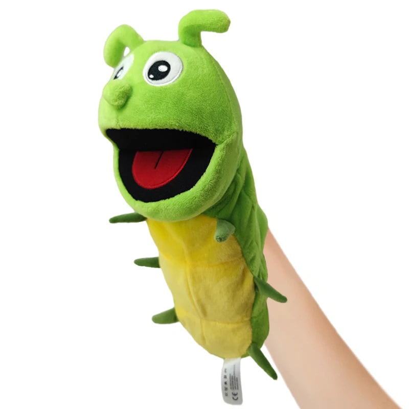 Insect Plush Hand Puppet Storytelling Bee Ladybird Butterfly Soft Stuffed Plush Toys Early Education Hand Finger Story Puppet