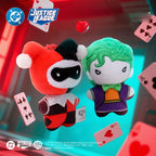 9cm Soft Plush Keychain DC Justice League Batman Superman Harley Quinn Joker Cute Cartoon Movie Dolls Creative Christmas Gifts
