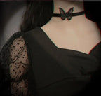 Neo-Gothic Punk Black Sexy Lace Chokers Necklace For Women Fashion Retro Clavicle Chain Halloween Collar Choker Steampunk Gifts