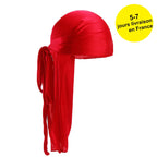 Men's Silky Durags Bandanas Turban hat Wigs Doo Men Satin Durag Biker Headwear Headband Hair Accessories Extra Long Tail Du-Rag