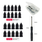21-10PCS Vacuum Car Tyre Repair Rubber Nail Set Universal Tire Screw Tubeless Repair Tools Accessories Kit for Motorcycle Truck