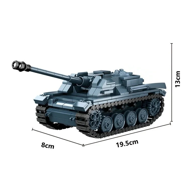 World War Army Military Soldiers Armor Halftrack Main Station Tank Building Blocks Bricks Model DIY Assembly Toys For Kids