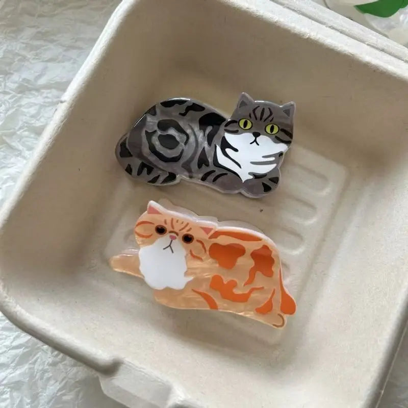 1/2/3/5pcs cat hairpin lady cute little hairpin short long hair hairpin for daughter lover girl school partner