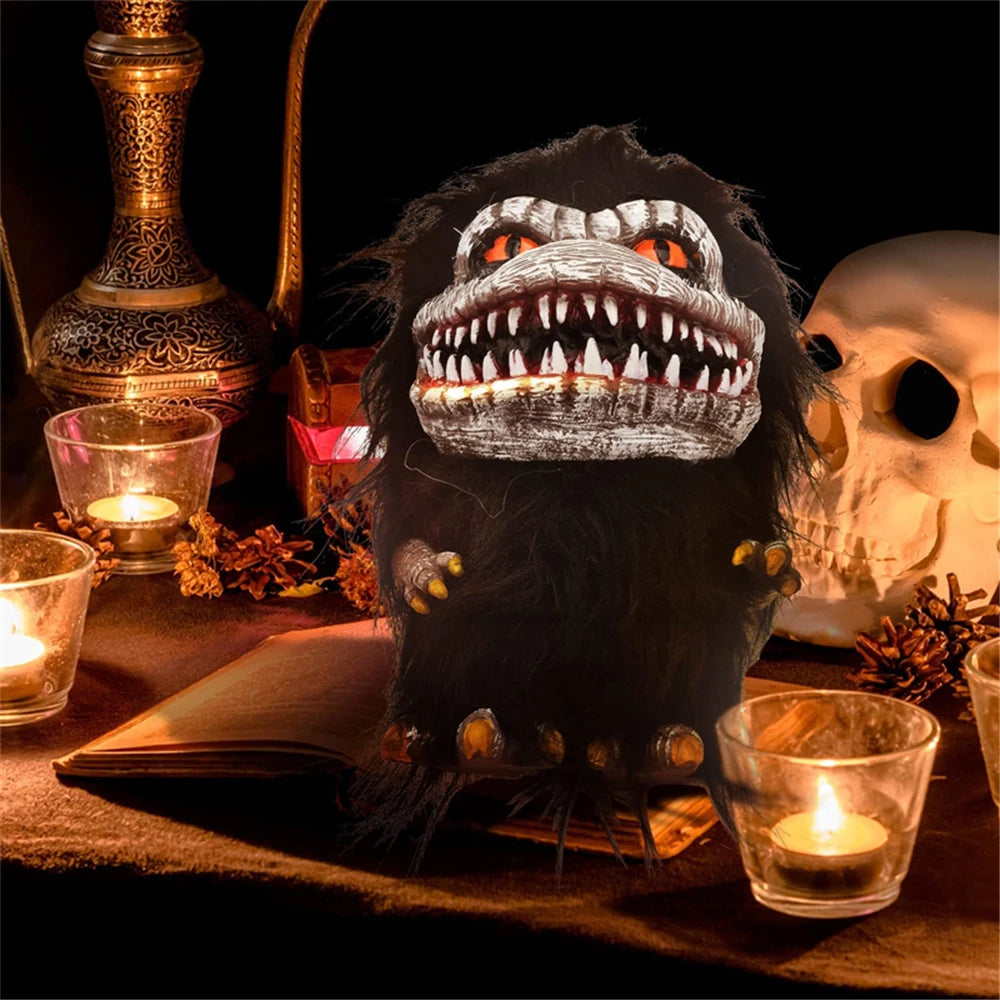 Halloween Stuffed Critters Plush Doll Creepy Prop Goth Plushie Cute Creative Calico Animal Monster Toys Figure Ornament Gifts