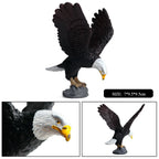 Oenux Wild Bird Animals Forest Night Eagle Condor Figurines PVC Action Figure Garden Decoration Education Miniature Toy Kid Gift